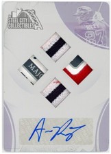 Austin Riley 2020 Immaculate Extra Bases Tag Patch Auto Printing Plate 1/1