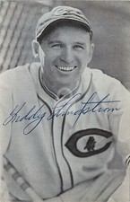 Freddy Lindstrom Baseball Player Signed RPPC Photo Postcard Copy