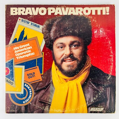 Luciano Pavarotti   Bravo Pavarotti Vinyl 2xLP Record Album PAV 2001-2