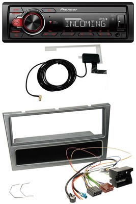 Pioneer USB MP3 DAB Bluetooth Car Stereo for Vauxhall Corsa C Quadlock 2004-2006 Alum