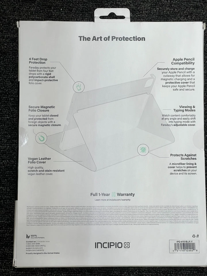 Capa Incipio Faraday para iPad 11" 2020 e iPad Pro 11" - Preta - Imagem 2 de 2