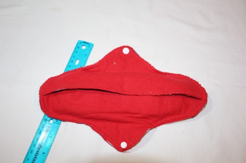 Almohadillas menstruales lavables de tela reutilizables franela de algodón a presión hechas a mano - Imagen 89 de 91