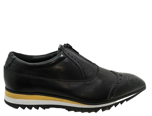 JOHN FLUEVOG SHOES BRANDENBURG CAP TOE BROUGE UNISEX LEATHER FLORAL GATEWAY-7.5 Brandenburg - Daisy | Classic Brogue Shoes | Fluevog Shoes main image 3