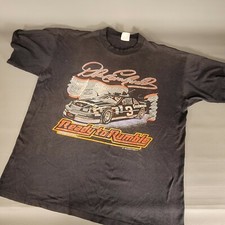 Vtg 1989 Dale Earnhardt “Ready To Rumble” NASCAR Black 1989 Single Stitch Soft
