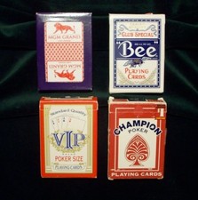 Lot of 4 packs Playing Cards ~ Bee, MGM Grand, Champion, VIP 