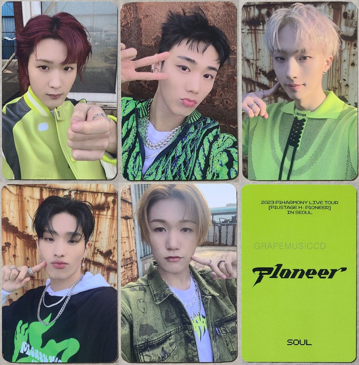 P1Harmony LIVE TOUR P1USTAGE H : P1ONEER OFFICIAL MD HOOD ZIP-UP +