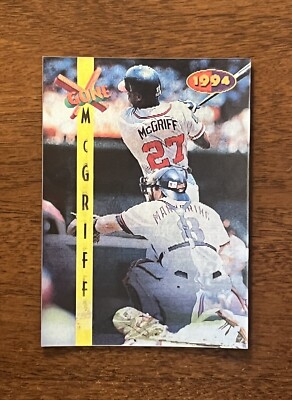 1994 Sportflics 2000 Rookie & Traded Going Going Gone #GG9 Fred McGriff Braves