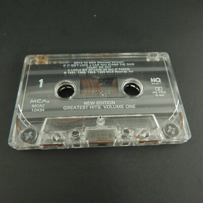 New Edition Greatest Hits Volume One Music Cassette Tape | eBay