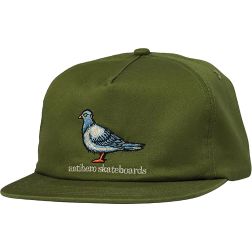 Anti Hero Skateboards Lil Pigeon Safari Green Snapback Hat