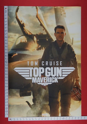 Top Gun Maverick Tom Cruise Flag Navy Art Movie Poster 24X36 New