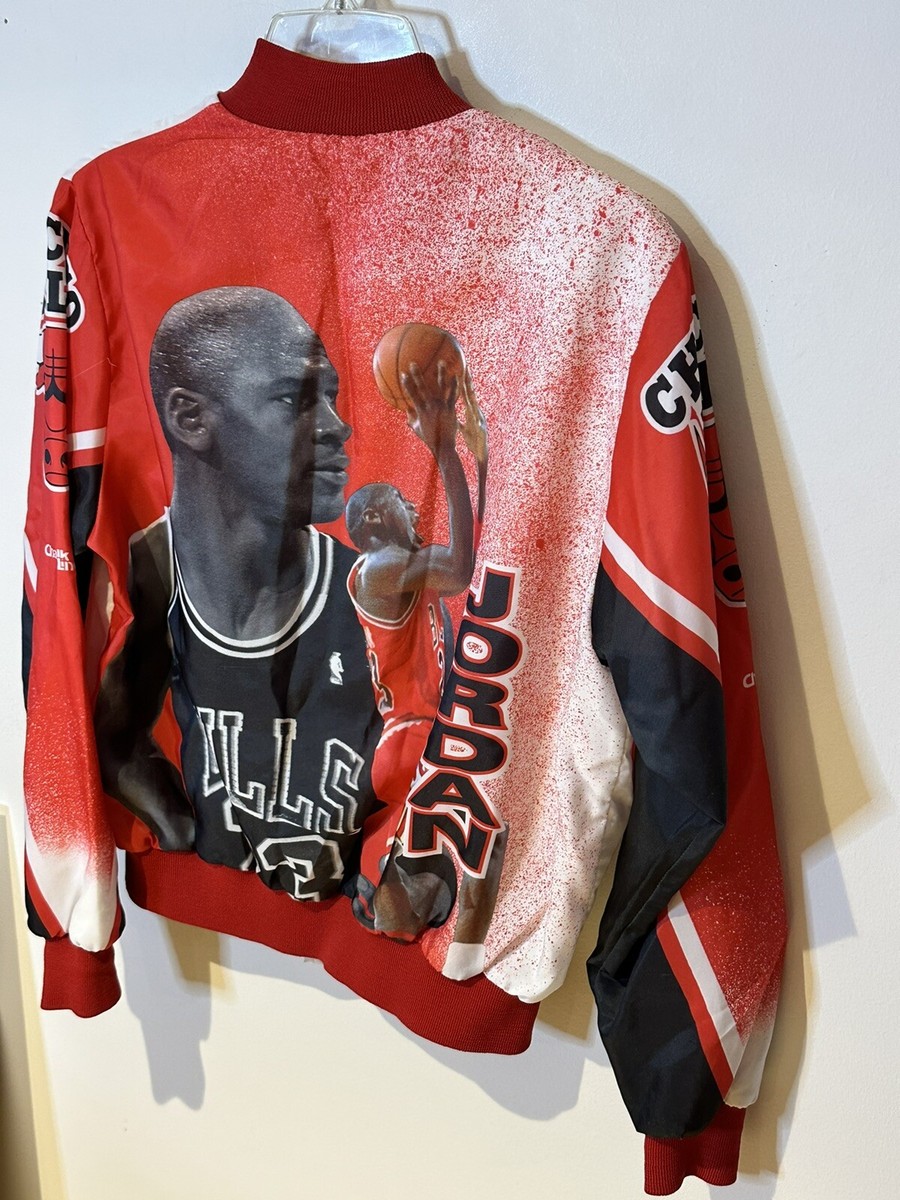 Vintage Chalk Line Chicago Bulls Michael Jordan Jacket sz 18