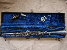 Cavalier Silver-Plated Metal Clarinet, USA, Good Condition