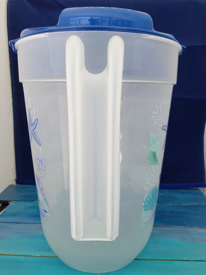 Большой пластиковый кувшин на один галлон для морских звезд раковин морских раковин кораллов - Изображение 2 из 4