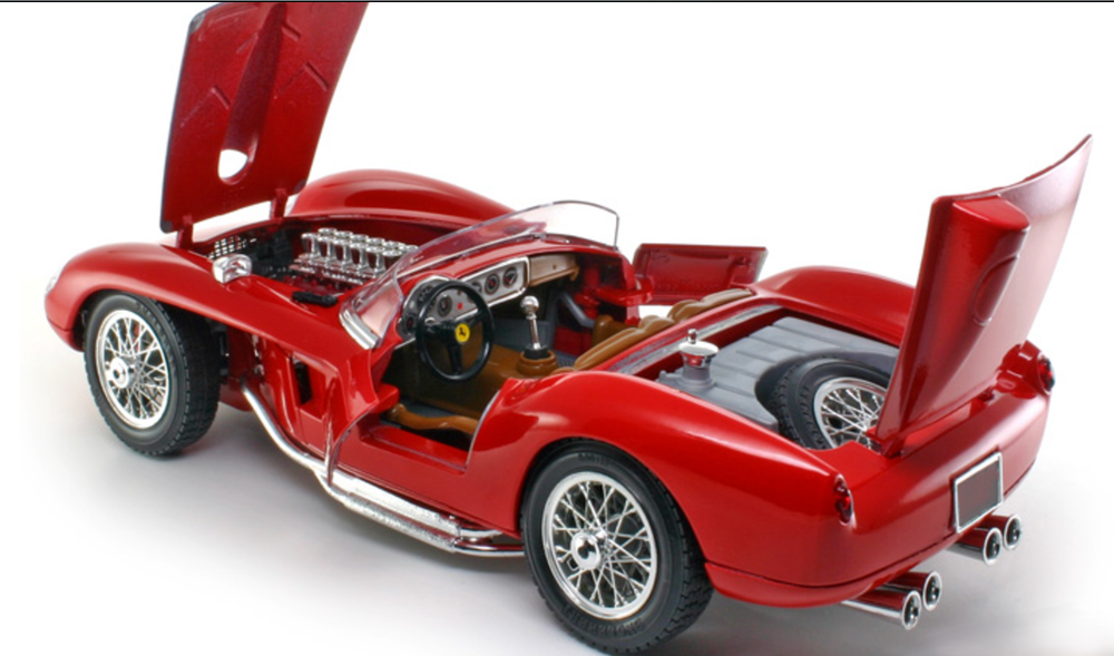 Ferrari Classic Custom Built Metal Body 1 18 Model Concept Hot Rod Race Car 12