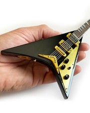 Randy Rhoads Classic Black V Mini Guitar Replica Collectible