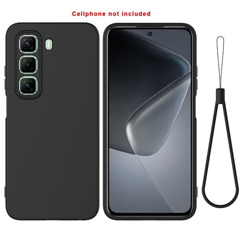 100% Brand New Soft Slim Natural Tactility Silicone Case for Infinix Hot 50 Pro+ - Picture 9 of 12