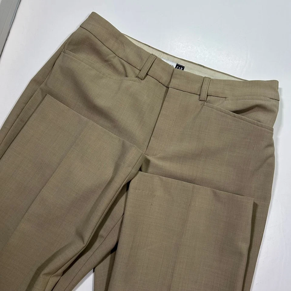 Pantalones de vestir al tobillo caqui mezcla de lana Gap pantalones para mujer 6 Foto 3 de 4