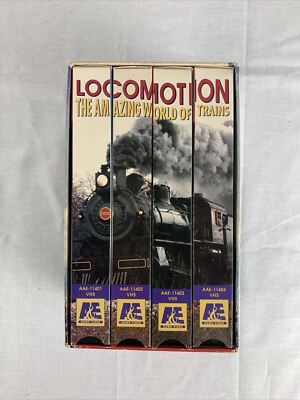 Locomotion The Amazing World Of Trains A&E Home Video VHS (4