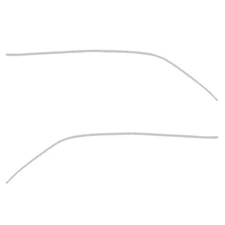 1966 Chevy Nova Door Drip Rail Moldings 2 Pieces Set Stainless Steel Dii M1628