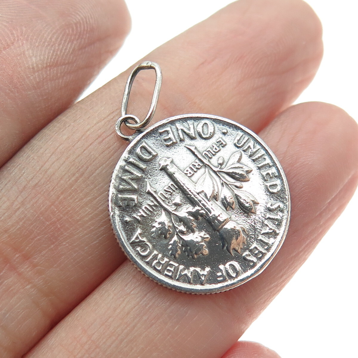 LIBERTY DOLLERオールド ブレスレット シルバー925 925 Sterling Silver Vintage 1964 Liberty 1 Dime US of America Coin