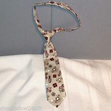 Boy's GOLF Design Polyester 7 1/2" Neck Tie bt-40