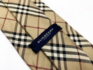 burberry london check silk tie