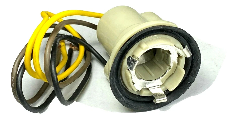 #1157 Tail Light Bulb Socket 3 Way For 69-82 Chevy #225 Foto 2 de 4