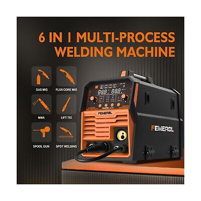 250A MIG Welder,6 in 1 Gas MIG/Gasless Flux Core/Stick/Lift 250A MIG Welder,6 in 1 Gas MIG/Gasless Flux Core/Stick/Lift