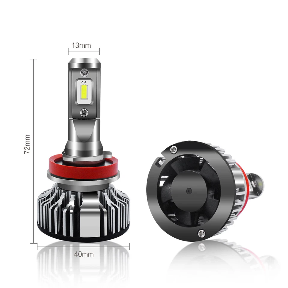 Alla Lighting EZ Fit LED H11 Headlight Low Dip Beam Super Bright Upgrade 6000K - Image 4 of 4