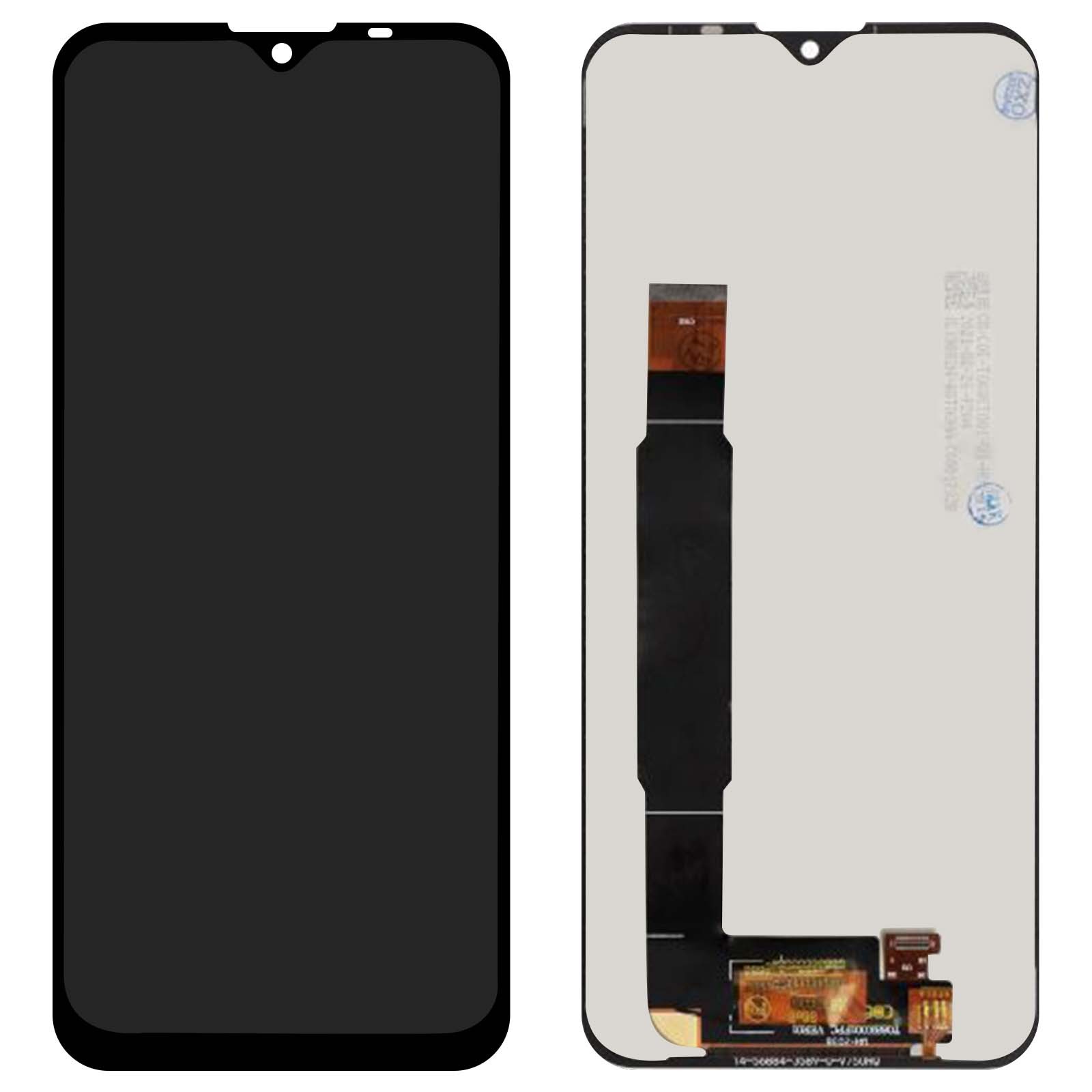 Remplacer écran Wiko Power U10 cassé avec ce bloc LCD et vitre tactile noire