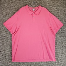 Calvin Klein Shirt Mens 2XL Short Sleeve Polo Pink