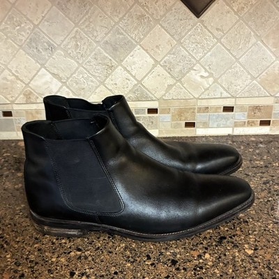 ECCO Chelsea Boot Mens 10.5-11 US Black Leather Slip On Ankle Comfort EU 44