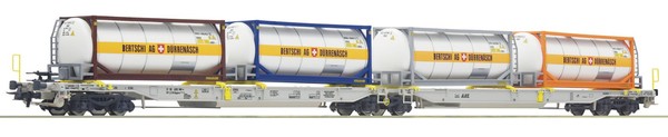 "Roco H0 76438.B Doppeltaschen-Gelenkwagen T2000 \"Bertschi\" Der AAE - NEU + Ovp"-image