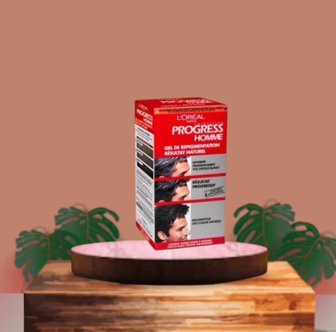 L'Oreal Progress Gel repigmentation homme L'Oreal Naturel cheveux gris