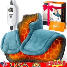 Graphene Heating Pad Neck & Shoulder Relief 6 Heat Settings Auto Shut Off New