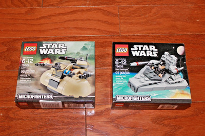 Lego Star Wars Microfighters Series 1 Lot of 2 - New, Sealed!