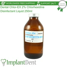 Dental ChIor-EX 2% ChIorhexidine Disnfectant Liquid 250ml Fast-Acting Dye-Free
