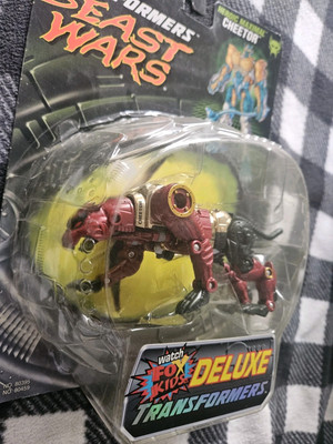 Transformers Beast Wars Fox Kids Transmetals Red Cheetor 1999 Rare