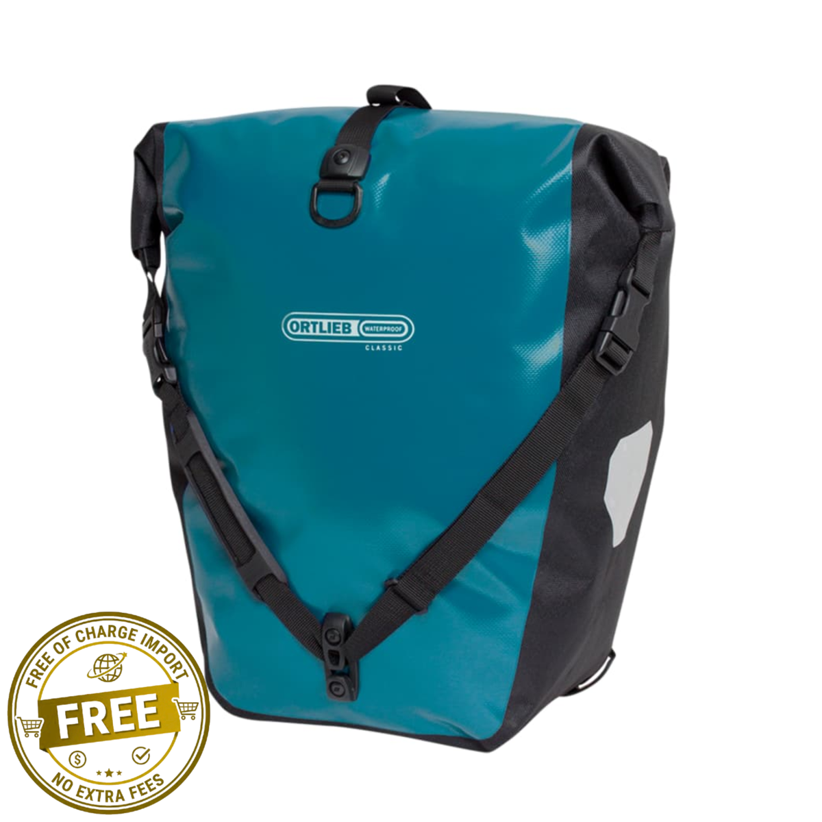 ORTLIEB Back-Roller Classic Pannier Set 40L Blue, IP64 Waterproof