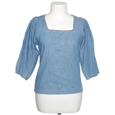 Mads Nørgaard, Bluse, Größe: 36, BOBI, Blau, Bio-Baumwolle, Einfarbig #rbd