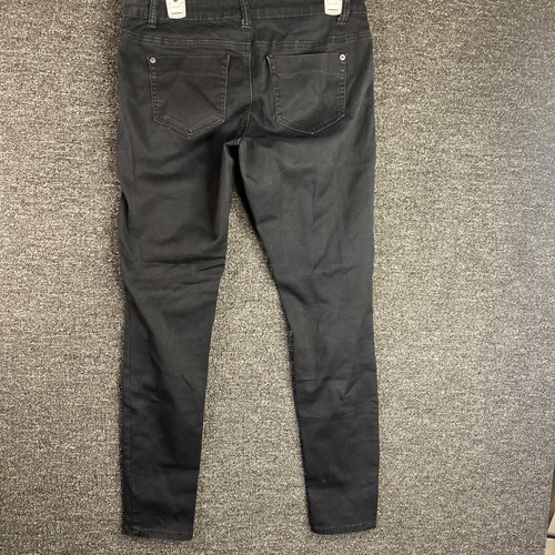 Mossimo Supply Co Womens Black Jeans Power Stretch Mid Rise Skinny Sz: 15 Fit 6 - Picture 3 of 5