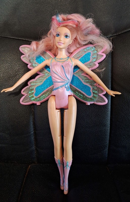 2006 Mattel Barbie Fairytopia Mermaidia Glitter Swirl Fairy Doll