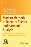 Modern Methods In Operator Theory And Harmonic Analysis Elijah Liflyand