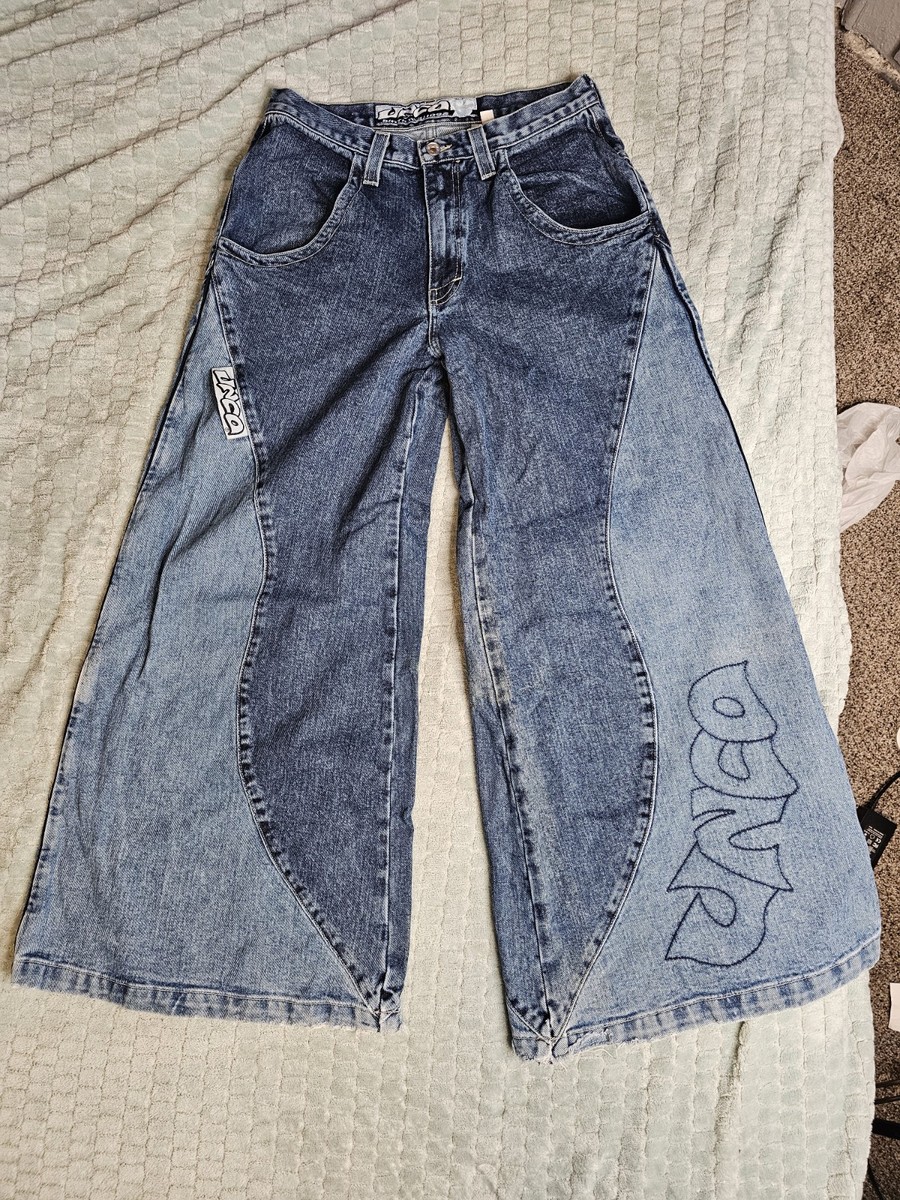RARE VINTAGE JNCO Wide Leg Girlie Stuff Women's Size 11 Jeans 2000