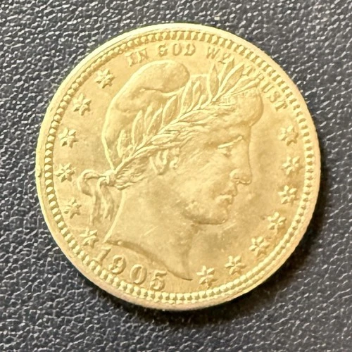 1905 Barber Quarter, Beautiful Specimen. Free Shipping.
