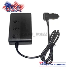 3 Way 12V Car Cigarette Lighter Socket Splitter Power Adapter Charger Outlet