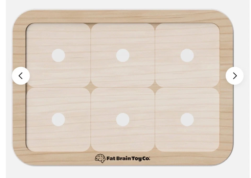 PlayTab Modulares Aktivitätstafel aus Holz - Magnetfuß für sensorische Spiellaschen