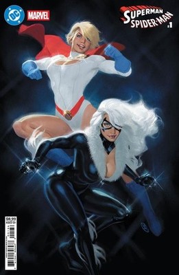 DC MARVEL SUPERMAN SPIDER-MAN #1 - DAVID TALASKI COVER V TRADE VARIANT