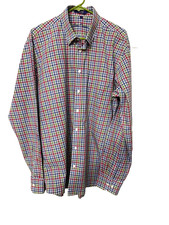 Alan Flusser Plaid Men's Shirt Size XL Long sleeve