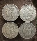 Morgan Silver Dollars Lot of 4 – 1879-0,1884,1889-0 ,1897-0– $1 Silver US Coins